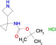 tert-butyl N-[1-(azetidin-3-yl)cyclopropyl]carbamate hydrochloride