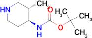 tert-butyl N-[trans-3-methylpiperidin-4-yl]carbamate