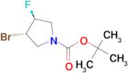tert-butyl trans-3-bromo-4-fluoropyrrolidine-1-carboxylate