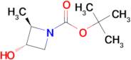 tert-butyl-3-hydroxy-2-methylazetidine-1-carboxylate, trans-