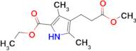 Ethyl 4-(3-methoxy-3-oxopropyl)-3,5-dimethyl-1H-pyrrole-2-carboxylate