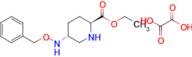 (2S,5R)-Ethyl 5-((benzyloxy)amino)piperidine-2-carboxylate oxalate