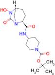 tert-Butyl 4-((1R,2S,5R)-6-hydroxy-7-oxo-1,6-diazabicyclo[3.2.1]octane-2-carboxamido)piperidine-...