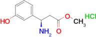 (R)-Methyl 3-amino-3-(3-hydroxyphenyl)propanoate hydrochloride