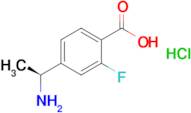 (S)-4-(1-Aminoethyl)-2-fluorobenzoic acid hydrochloride