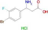 3-Amino-3-(4-bromo-3-fluorophenyl)propanoic acid hydrochloride