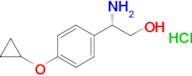 (S)-2-Amino-2-(4-cyclopropoxyphenyl)ethanol hydrochloride