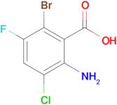 2-Amino-6-bromo-3-chloro-5-fluorobenzoic acid