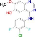 4-((3-Chloro-2,4-difluorophenyl)amino)-7-methoxyquinazolin-6-ol