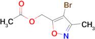 (4-Bromo-3-methylisoxazol-5-yl)methyl acetate