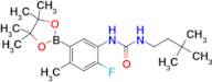 1-(3,3-Dimethylbutyl)-3-(2-fluoro-4-methyl-5-(4,4,5,5-tetramethyl-1,3,2-dioxaborolan-2-yl)phenyl...