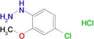 (4-Chloro-2-methoxyphenyl)hydrazine hydrochloride