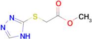 Methyl 2-((1H-1,2,4-triazol-5-yl)thio)acetate