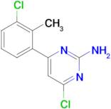 4-Chloro-6-(3-chloro-2-methylphenyl)pyrimidin-2-amine