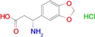 (R)-3-Amino-3-(benzo[d][1,3]dioxol-5-yl)propanoic acid hydrochloride