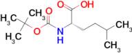 (S)-2-((tert-Butoxycarbonyl)amino)-5-methylhexanoic acid