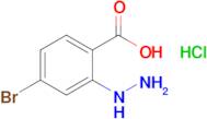 4-Bromo-2-hydrazinylbenzoic acid hydrochloride