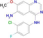 N4-(3-Chloro-4-fluorophenyl)-7-methoxyquinazoline-4,6-diamine