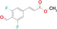 (E)-Methyl 3-(3,5-difluoro-4-formylphenyl)acrylate