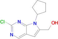 (2-Chloro-7-cyclopentyl-7H-pyrrolo[2,3-d]pyrimidin-6-yl)methanol