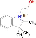 1-(2-Hydroxyethyl)-2,3,3-trimethyl-3H-indol-1-ium bromide