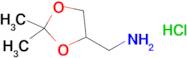 (2,2-Dimethyl-1,3-dioxolan-4-yl)methanamine hydrochloride