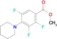 methyl 2,3,5-trifluoro-4-piperidin-1-ylbenzoate