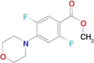 methyl 2,5-difluoro-4-morpholin-4-ylbenzoate