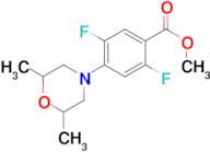 Methyl 4-(2,6-dimethylmorpholin-4-yl)-2,5-difluorobenzoate