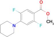 methyl 2,5-difluoro-4-piperidin-1-ylbenzoate