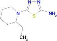 5-(2-ethylpiperidin-1-yl)-1,3,4-thiadiazol-2-amine