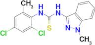 N-(2,4-dichloro-6-methylphenyl)-N'-(1-methyl-1H-indazol-3-yl)thiourea