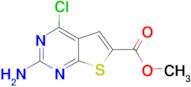 methyl 2-amino-4-chlorothieno[2,3-d]pyrimidine-6-carboxylate