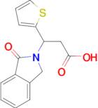 3-(1-oxo-1,3-dihydro-2H-isoindol-2-yl)-3-thien-2-ylpropanoic acid