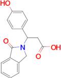 3-(4-hydroxyphenyl)-3-(1-oxo-1,3-dihydro-2H-isoindol-2-yl)propanoic acid