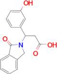 3-(3-hydroxyphenyl)-3-(1-oxo-1,3-dihydro-2H-isoindol-2-yl)propanoic acid