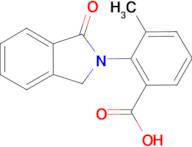 3-methyl-2-(1-oxo-1,3-dihydro-2H-isoindol-2-yl)benzoic acid