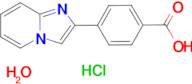 4-imidazo[1,2-a]pyridin-2-ylbenzoic acid hydrochloride hydrate