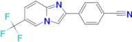 4-[6-(trifluoromethyl)imidazo[1,2-a]pyridin-2-yl]benzonitrile