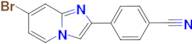 4-(7-bromoimidazo[1,2-a]pyridin-2-yl)benzonitrile