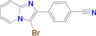 4-(3-bromoimidazo[1,2-a]pyridin-2-yl)benzonitrile