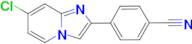 4-(7-chloroimidazo[1,2-a]pyridin-2-yl)benzonitrile