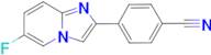 4-(6-fluoroimidazo[1,2-a]pyridin-2-yl)benzonitrile