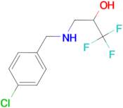 3-[(4-chlorobenzyl)amino]-1,1,1-trifluoropropan-2-ol