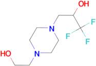 1,1,1-trifluoro-3-[4-(2-hydroxyethyl)piperazin-1-yl]propan-2-ol
