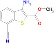 methyl 3-amino-7-cyano-1-benzothiophene-2-carboxylate