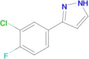 3-(3-chloro-4-fluorophenyl)-1H-pyrazole