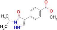 methyl 4-(1-isopropyl-5-oxo-4,5-dihydro-1H-pyrazol-4-yl)benzoate