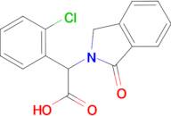 (2-chlorophenyl)(1-oxo-1,3-dihydro-2H-isoindol-2-yl)acetic acid