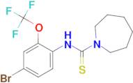 N-[4-bromo-2-(trifluoromethoxy)phenyl]azepane-1-carbothioamide